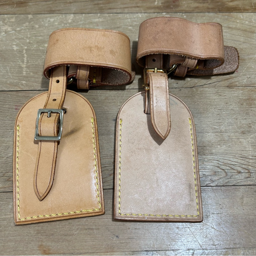 2 Louis Vuitton Luggage Tag & Poignet Sets